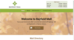 Desktop Screenshot of bayfieldmall.ca